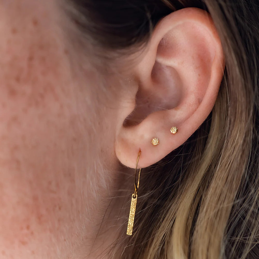 Diamond Dusted Fleck Studs Earrings