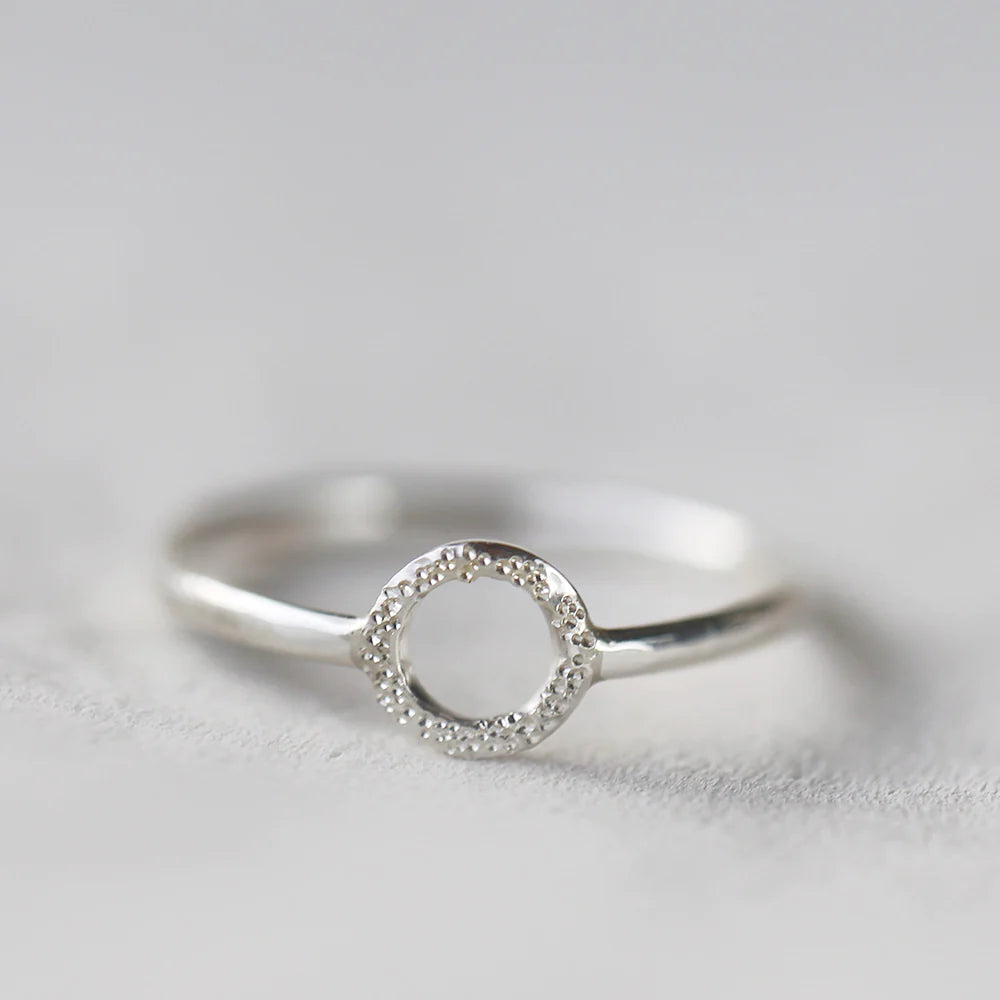 Diamond Dusted Mini Karma Ring
