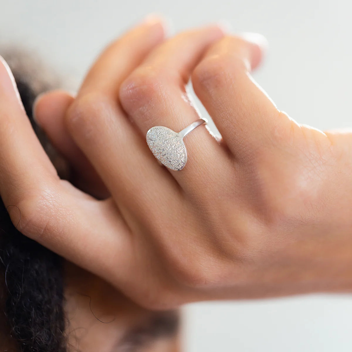 Diamond Dusted Orbit Ring