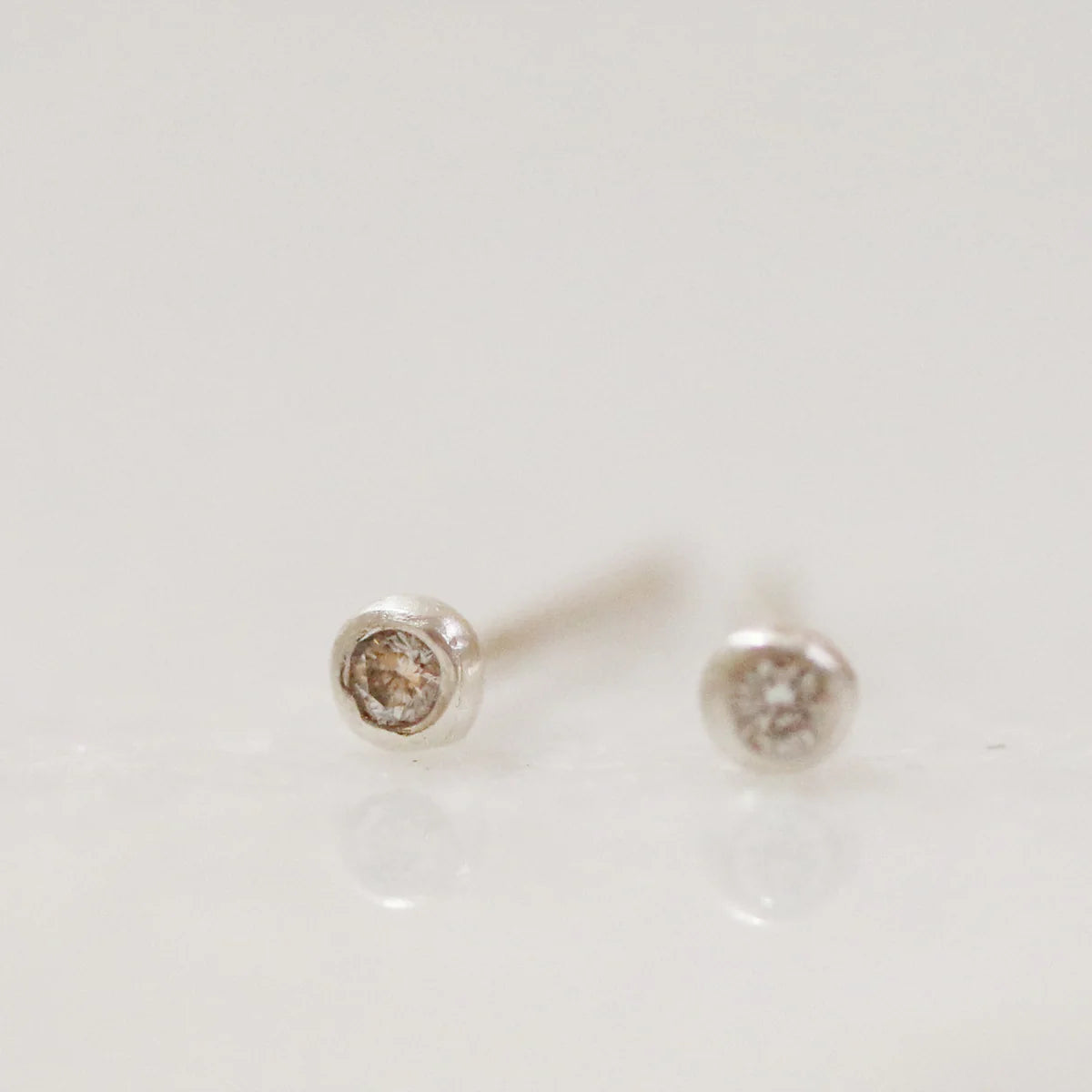 Diamond Fleck Studs Earrings