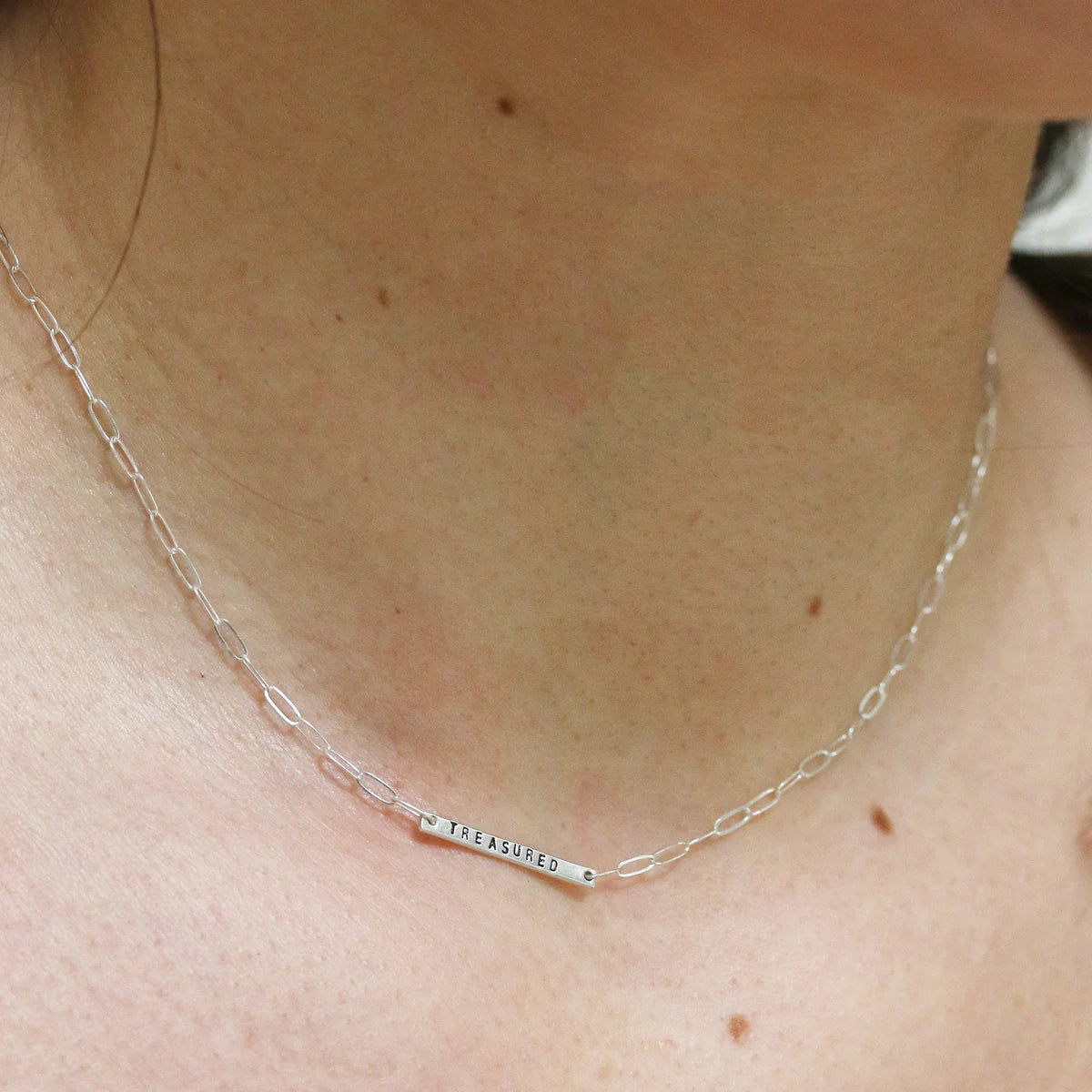 Elongated Link Necklace