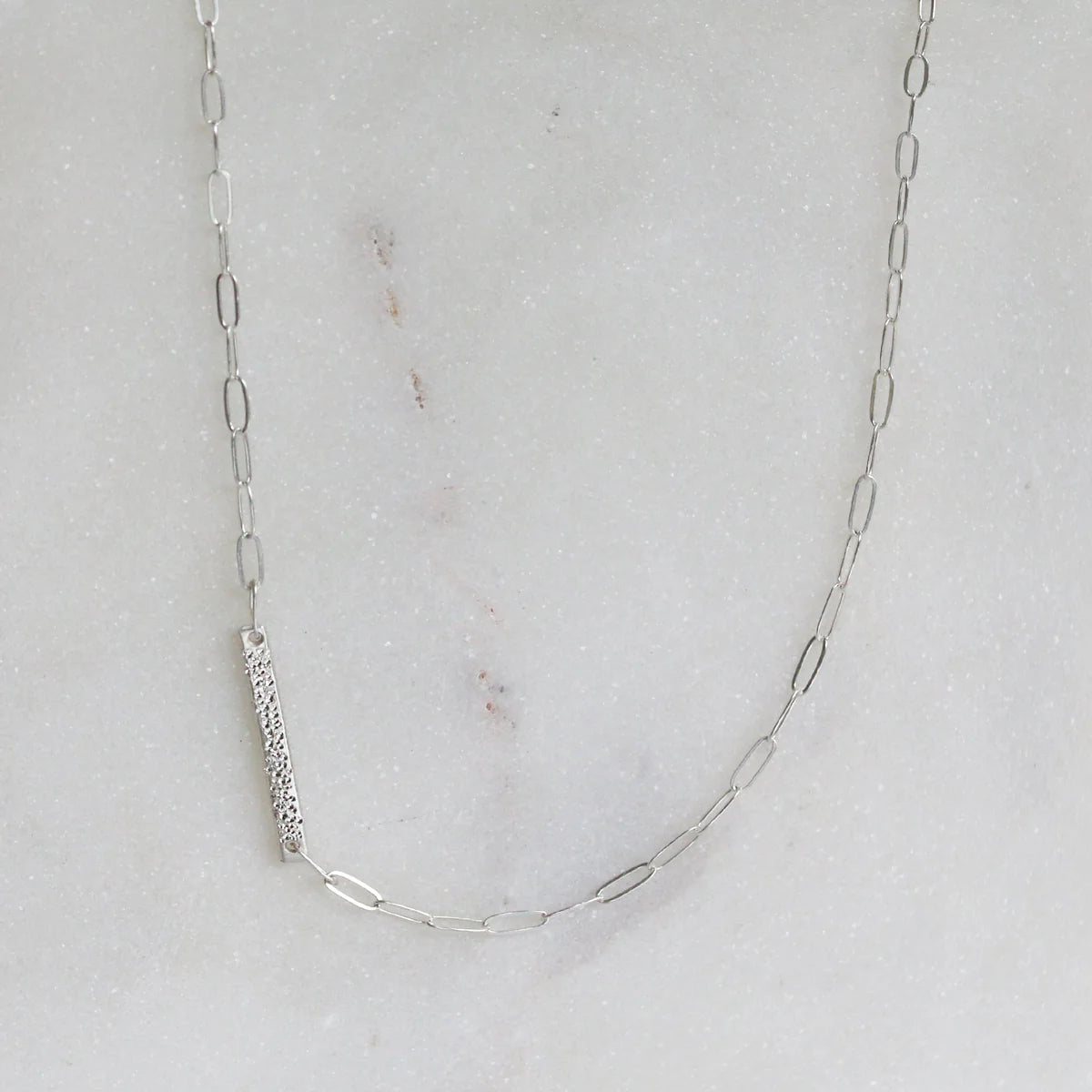 Elongated Link Necklace
