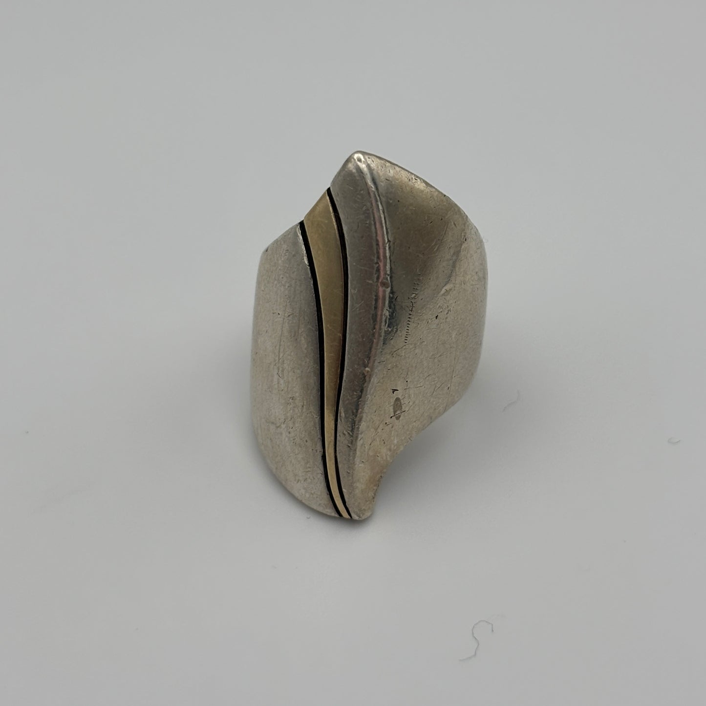 14K Gold and Sterling Ring