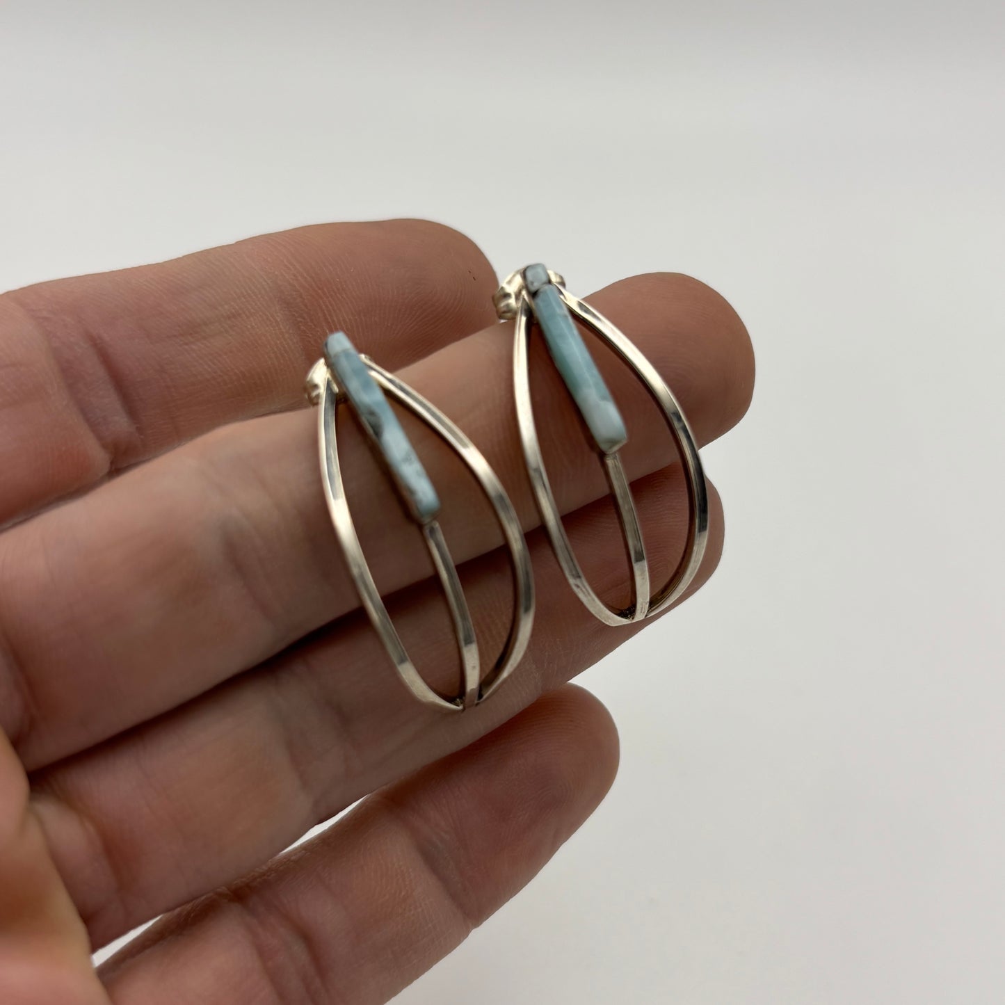 Larimar Earrings