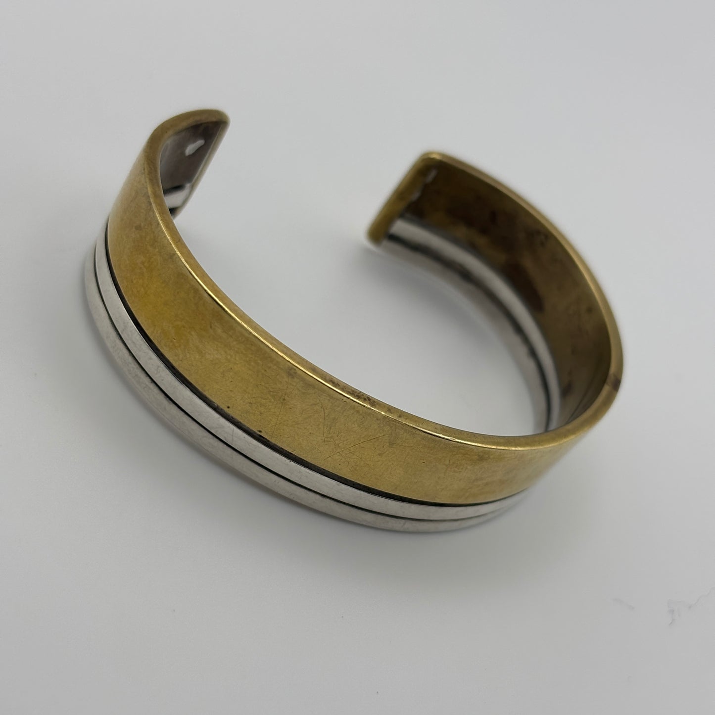 *Reserved for Julie* Sterling Brass Cuff