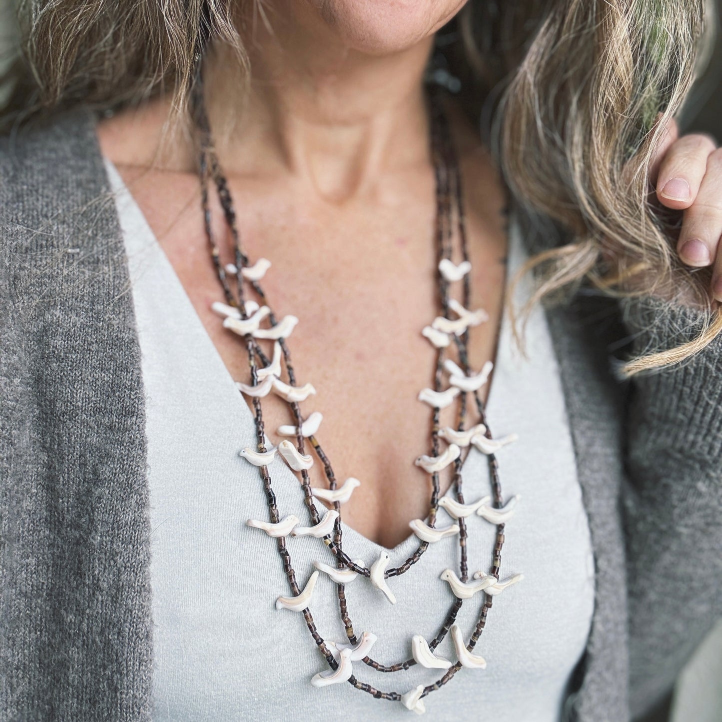 Zuni Style Fetish Necklace