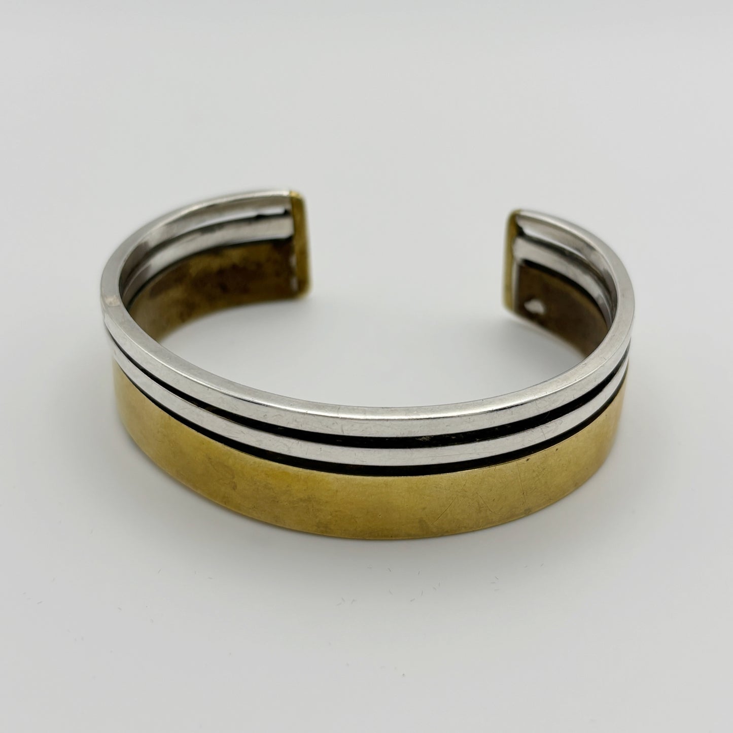 *Reserved for Julie* Sterling Brass Cuff