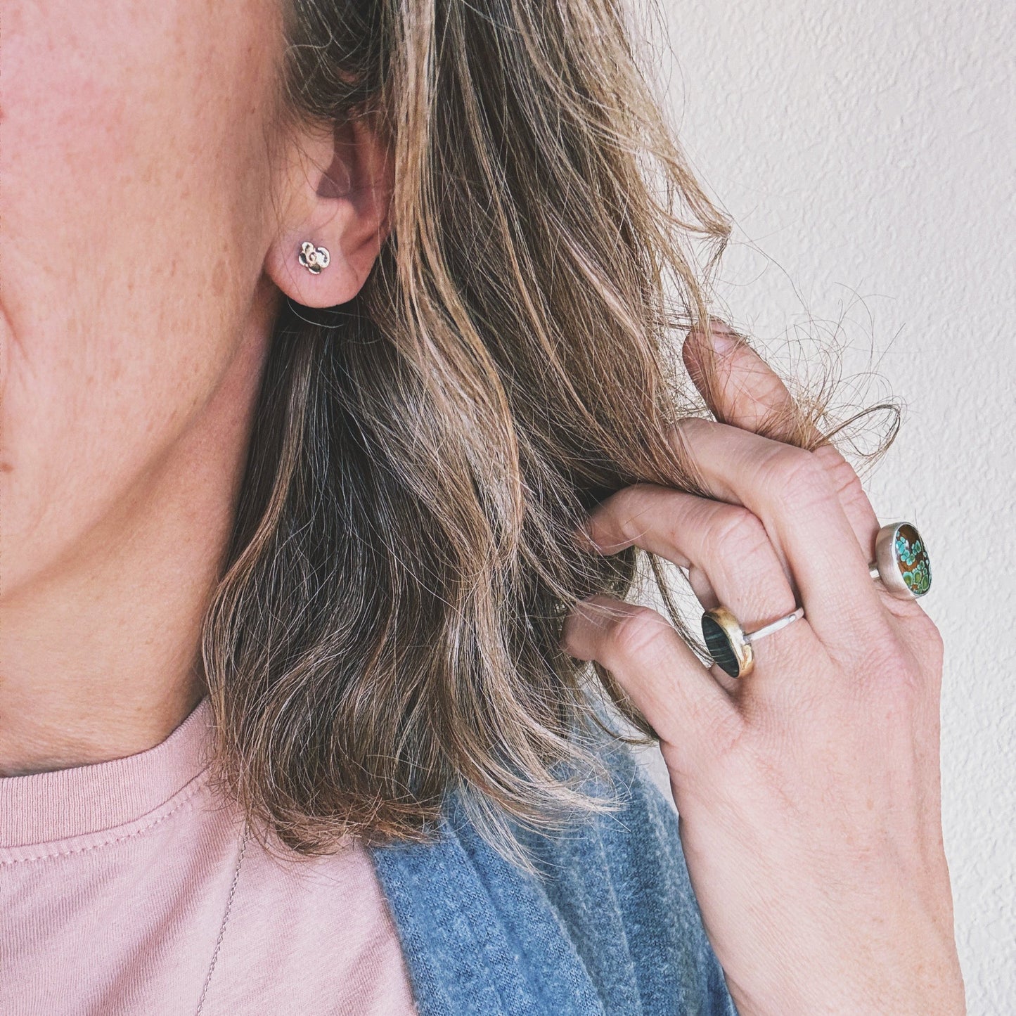 Tiny Flower Studs