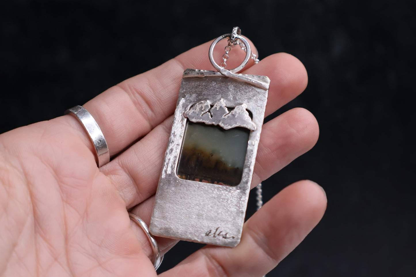 OOAK Lakeside Jasper Pendant