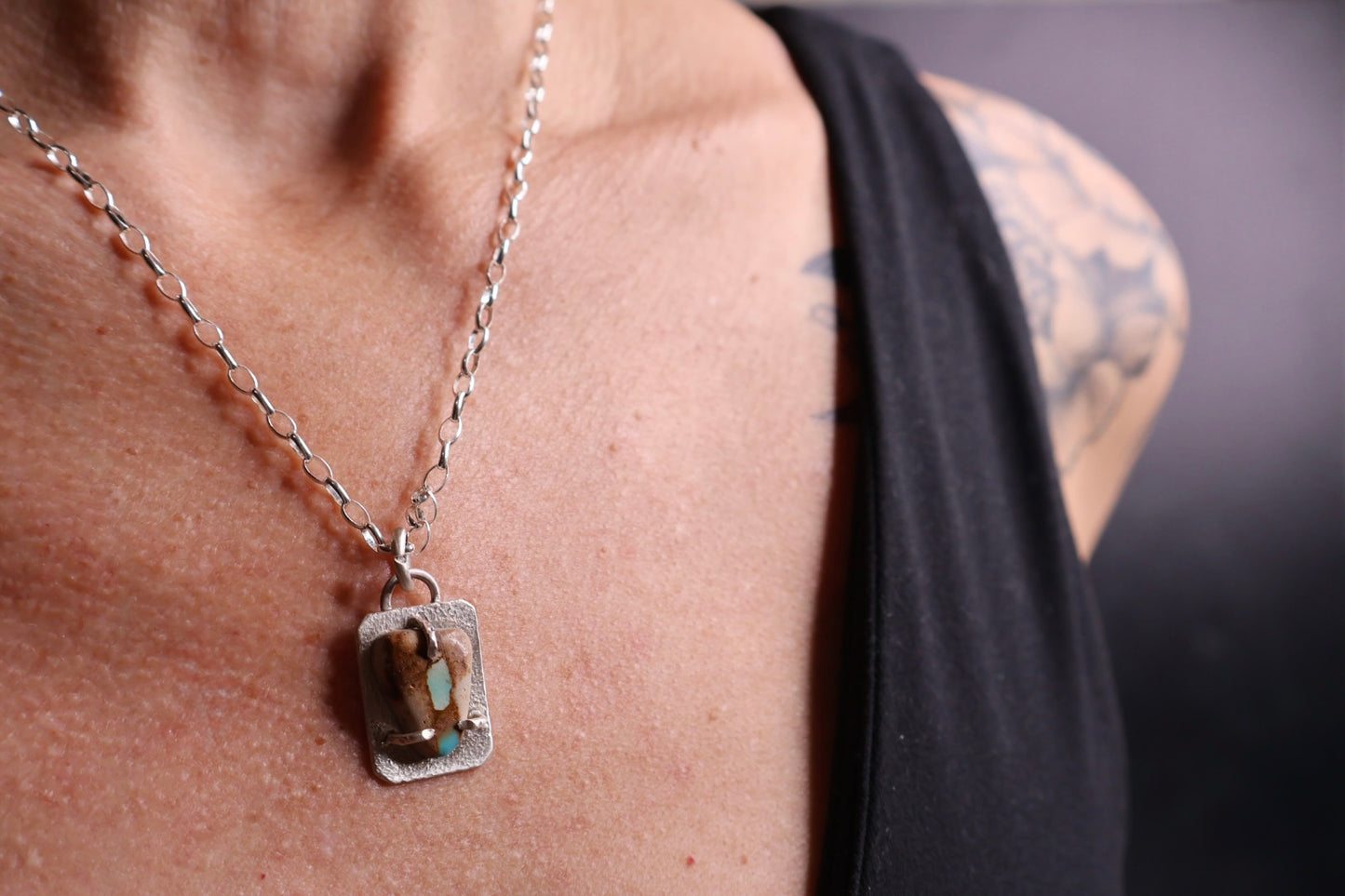 OOAK Royston Ribbon Pendant