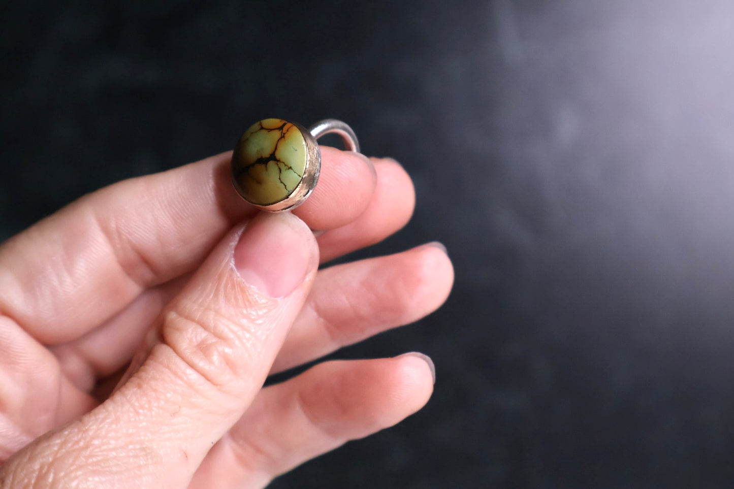 OOAK Giraffe Turquoise Ring