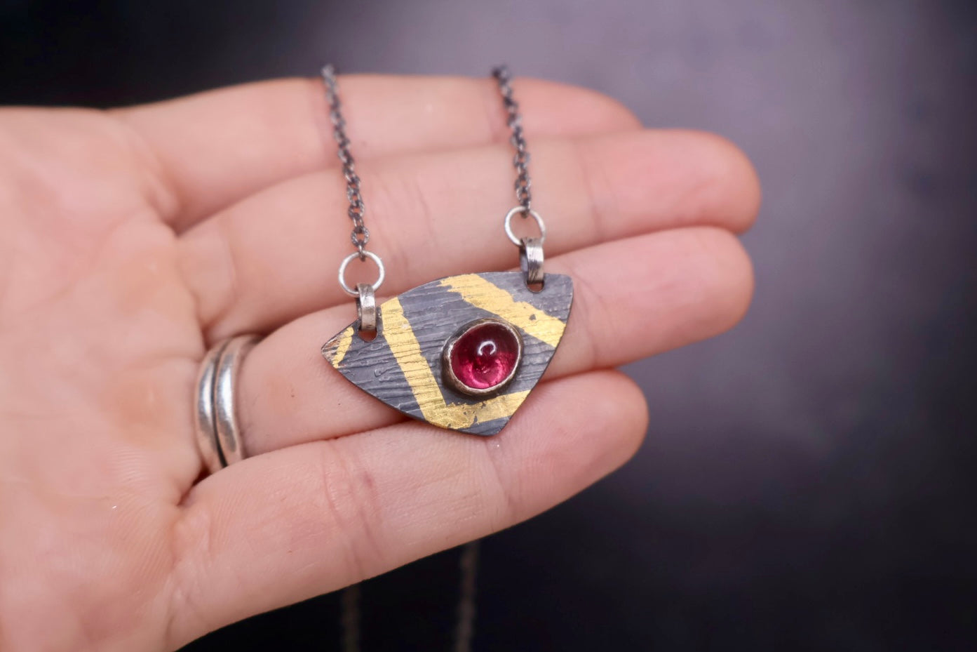Arrow with Garnet