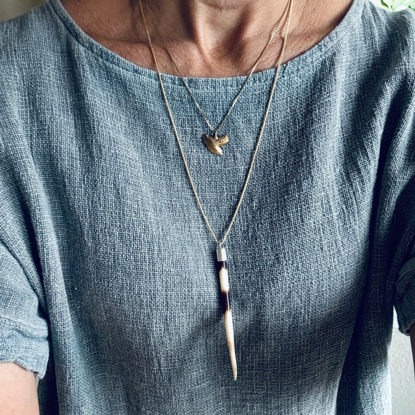 Porcupine Quill Pendant