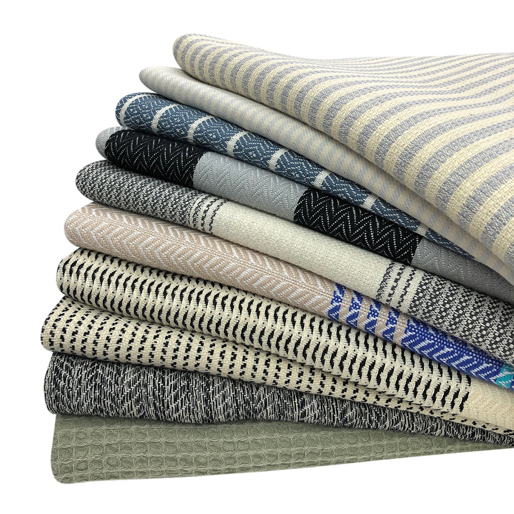 slate and salt turkish towels