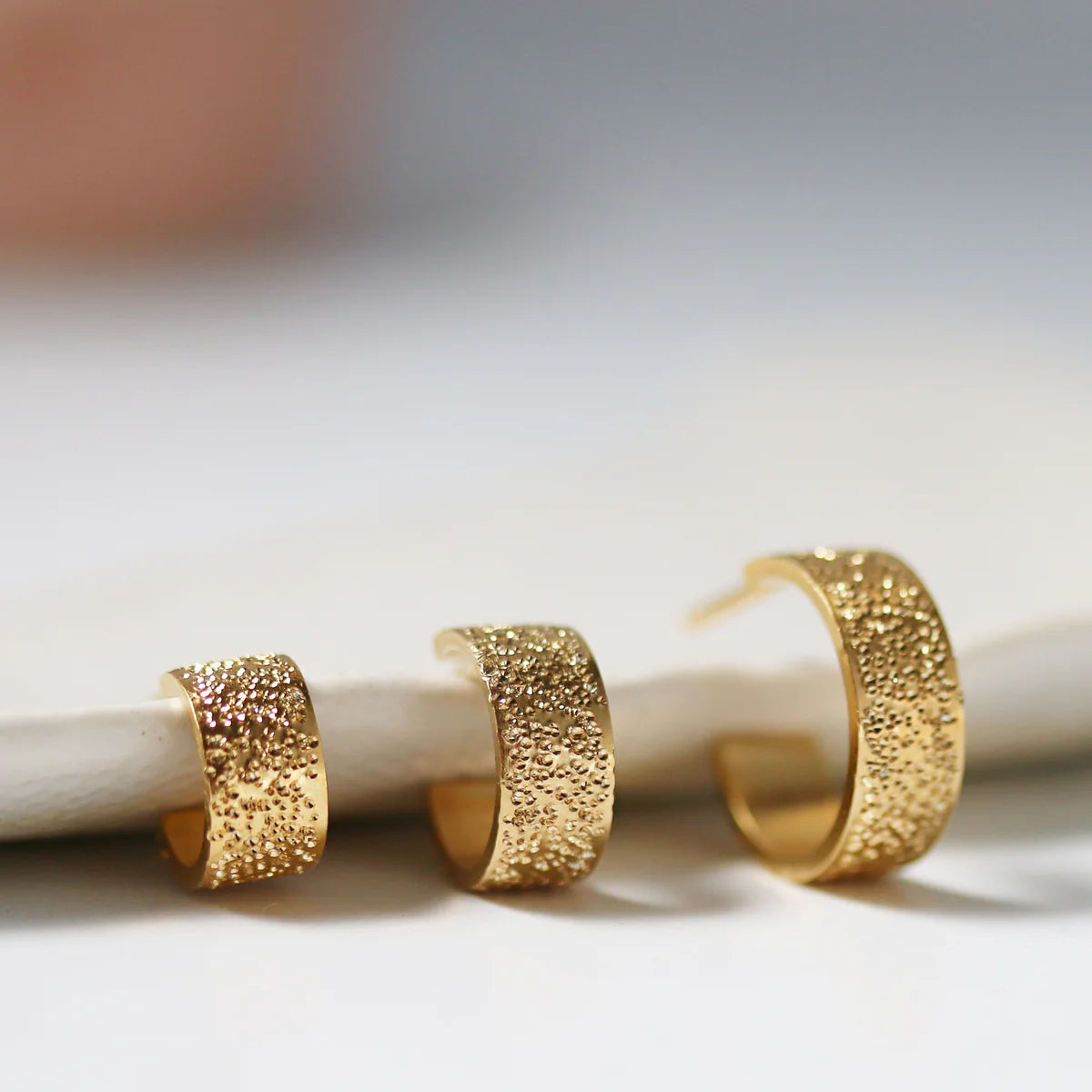 Diamond Dusted Grand Huggie Hoops
