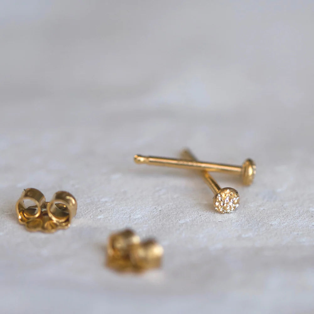 Diamond Dusted Fleck Studs Earrings