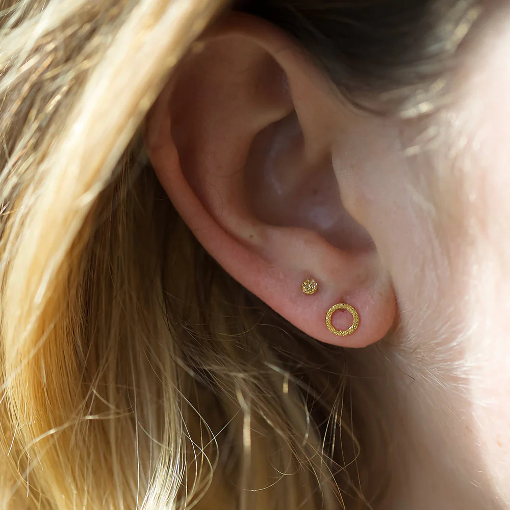 Diamond Dusted Karma Studs