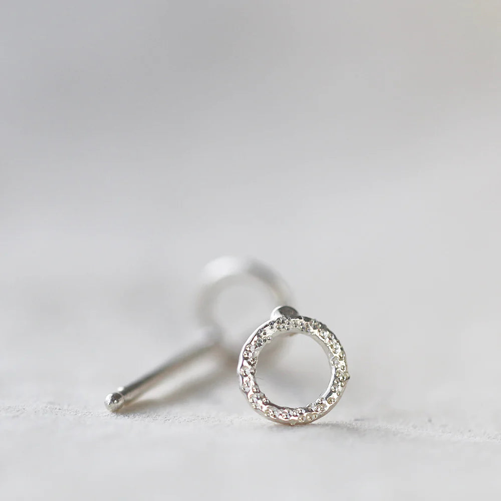 Diamond Dusted Karma Studs