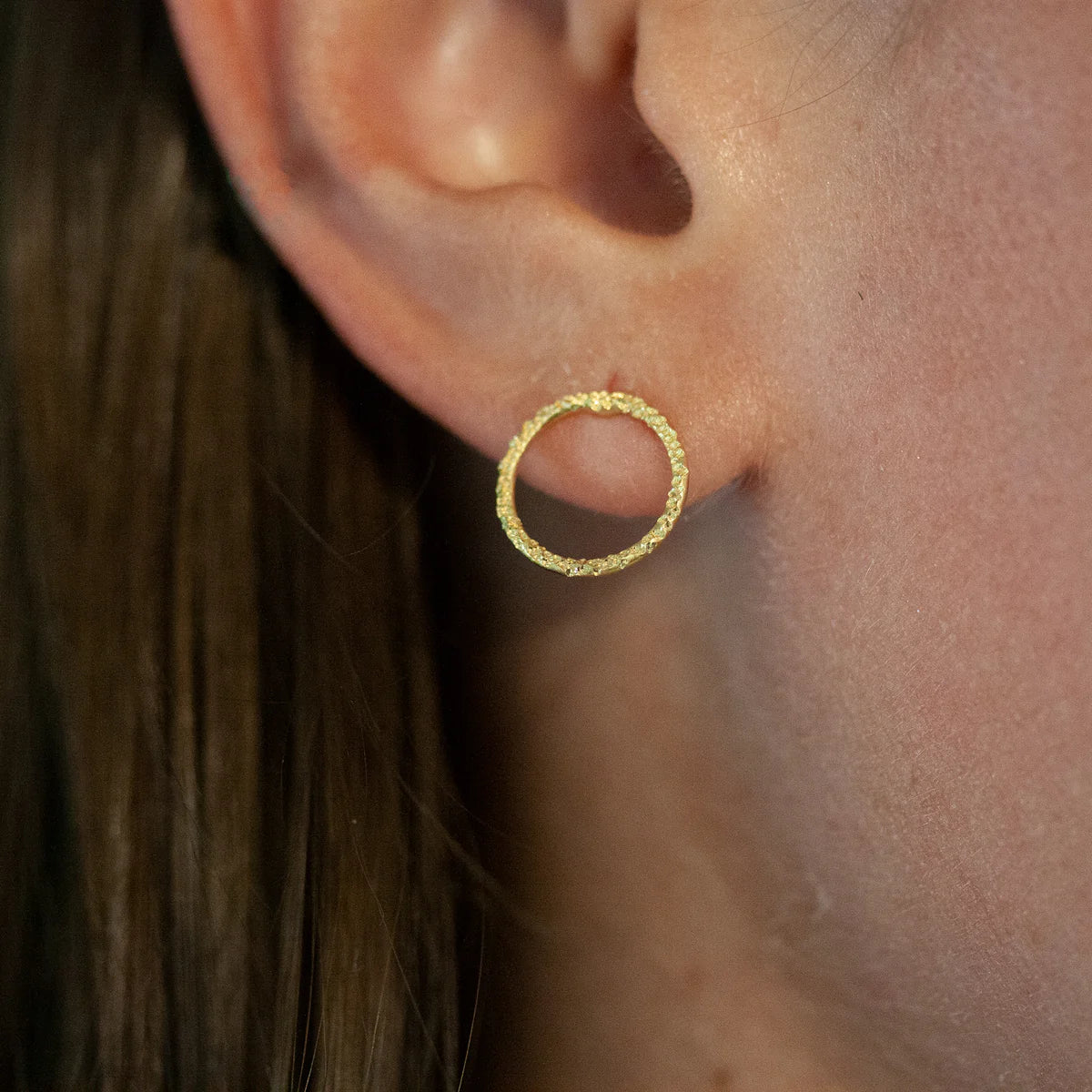 Diamond Dusted Karma Studs