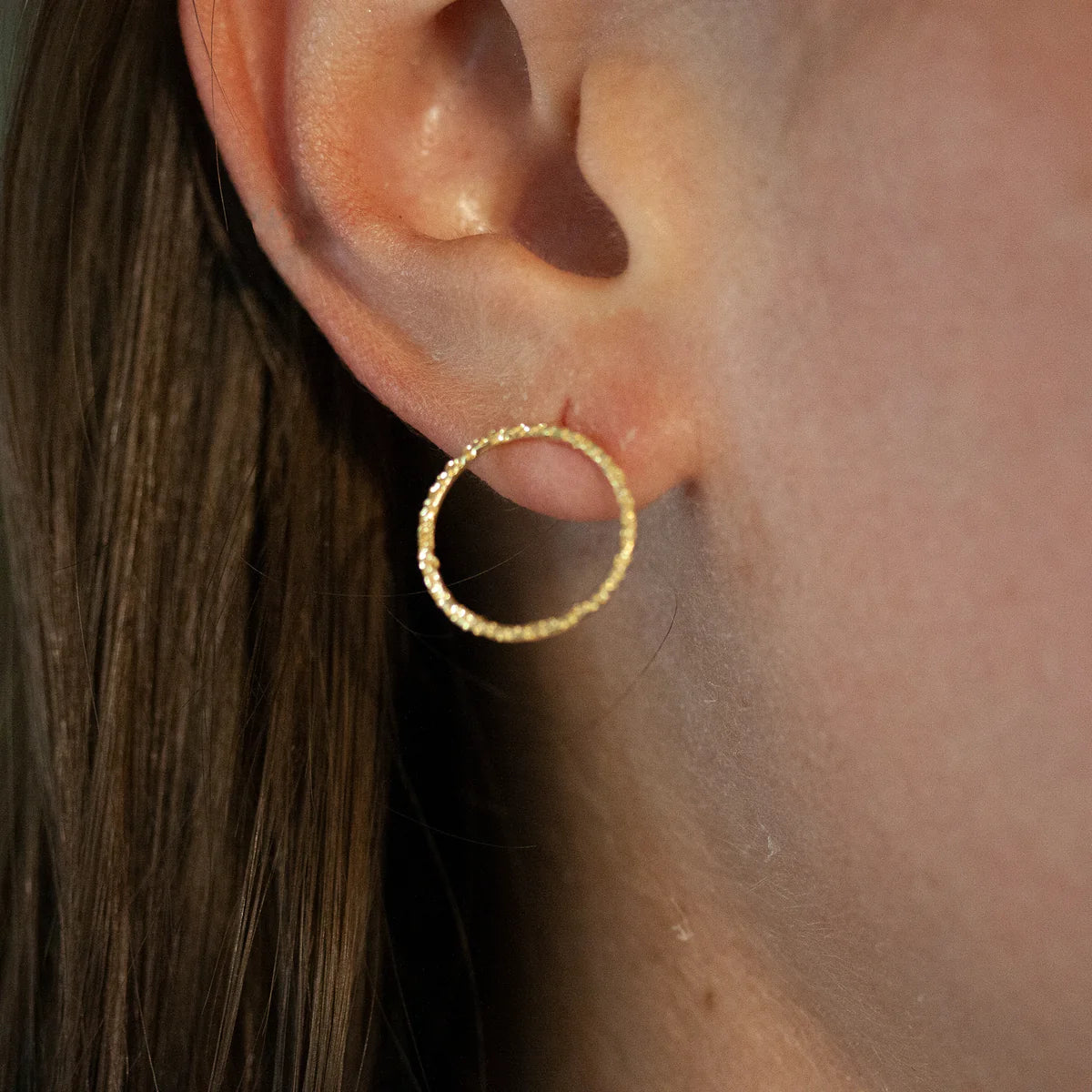 Diamond Dusted Karma Studs