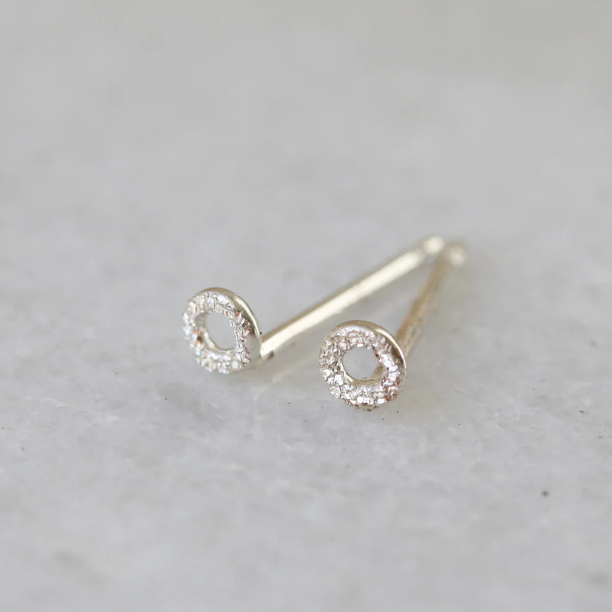 Diamond Dusted Karma Studs