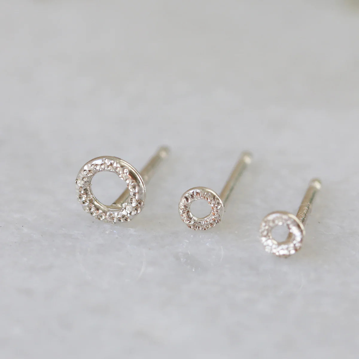 Diamond Dusted Karma Studs