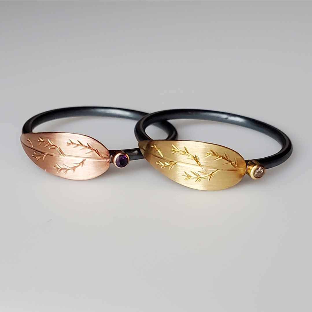 Gold Leaf Ring
