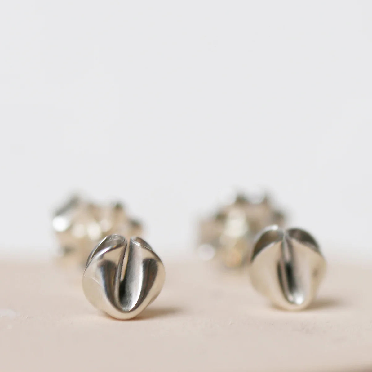 Itty-Bitty Fortune Cookie Studs