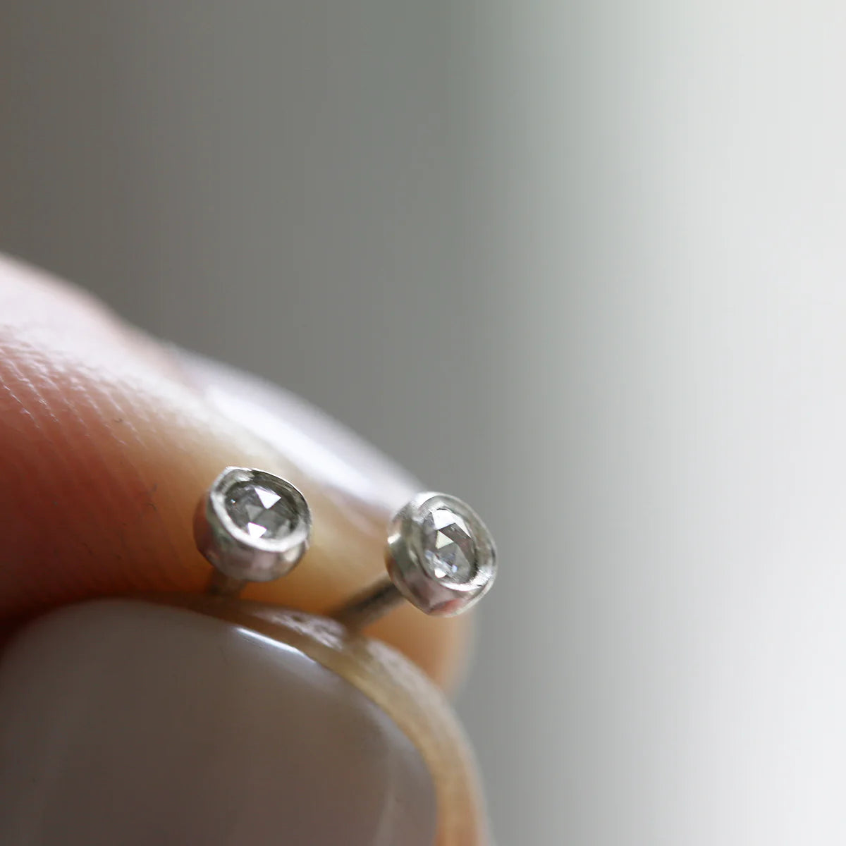 Rose Cut Fleck Studs