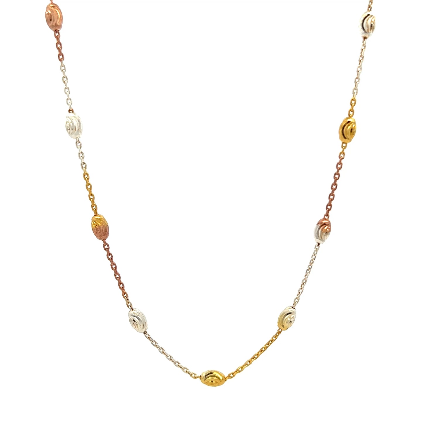 Tri-Tone Shell Chain