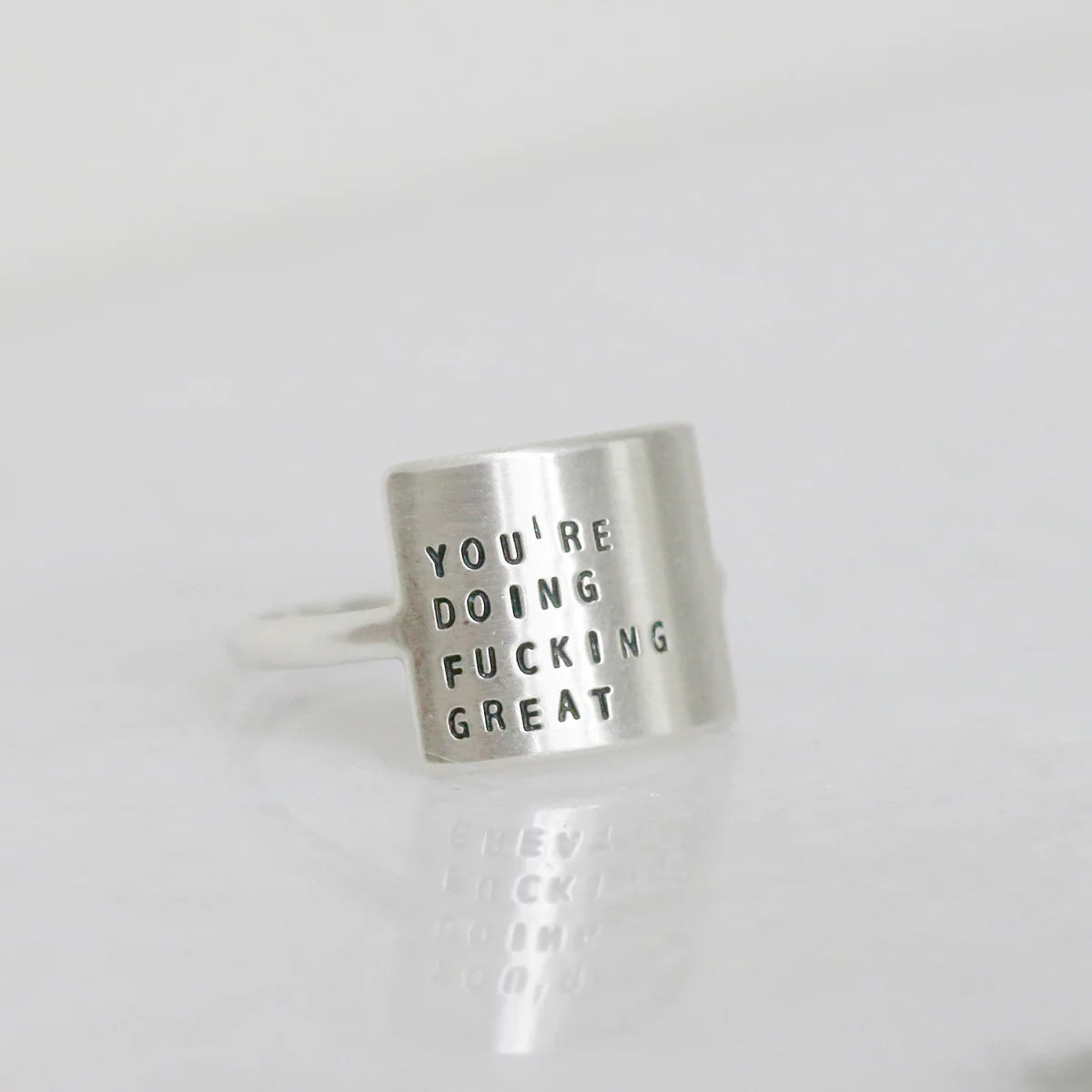 Wide Inspiring Ring