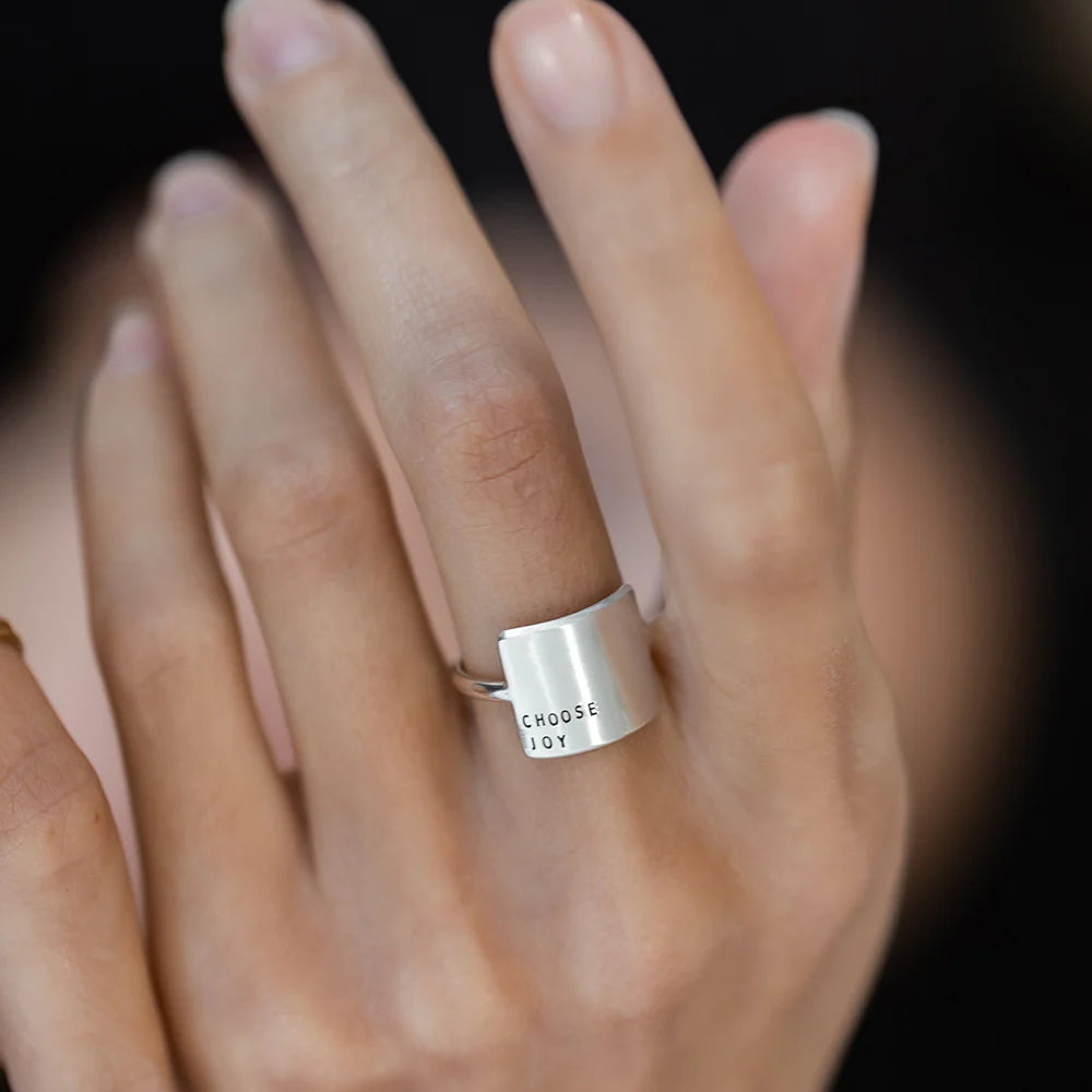 Wide Inspiring Ring