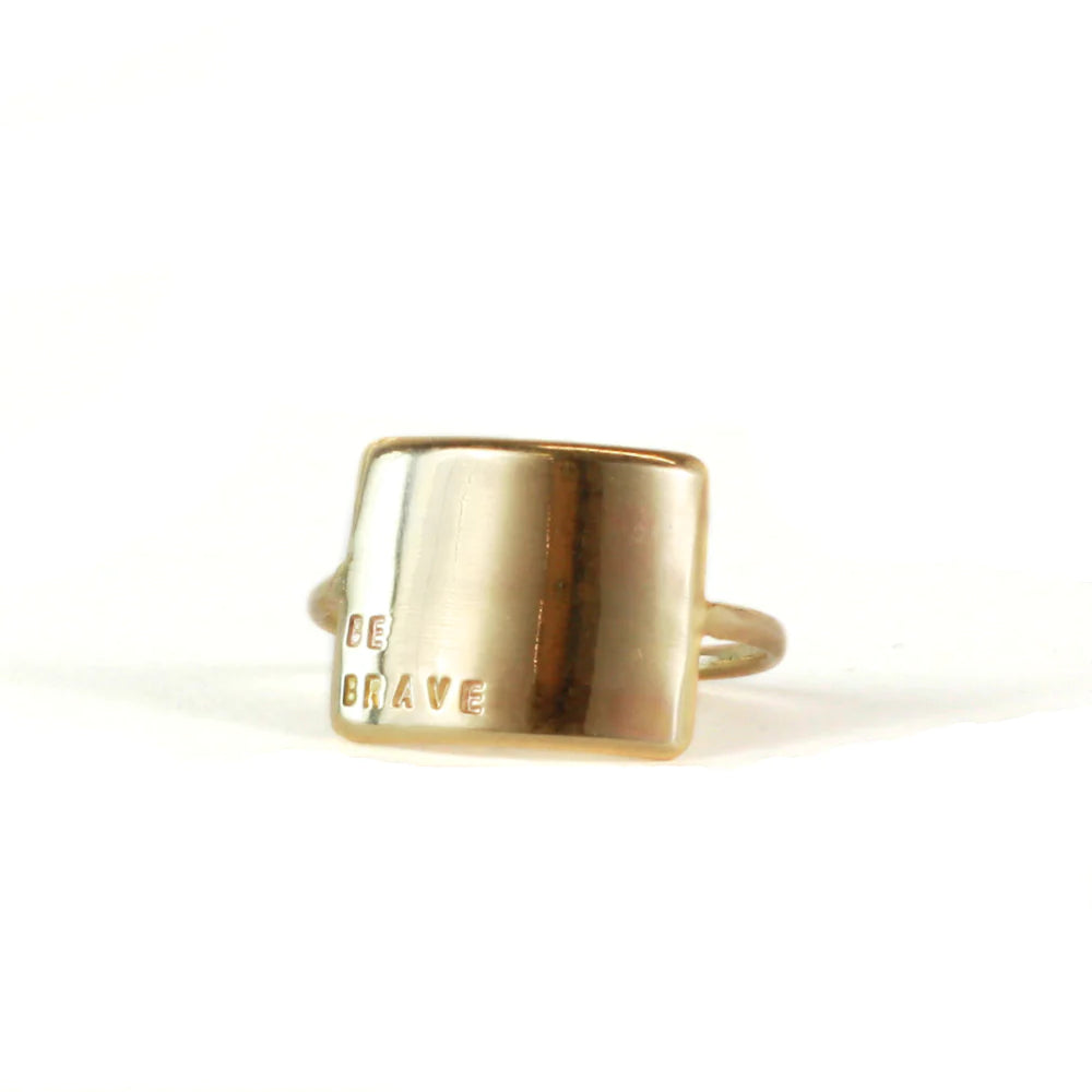 Wide Inspiring Ring