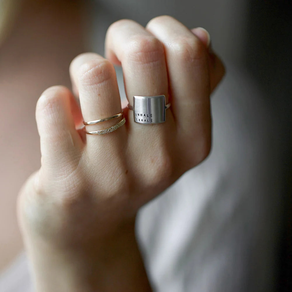 Wide Inspiring Ring