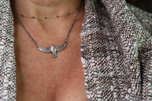 Soaring Mama Bird Necklace