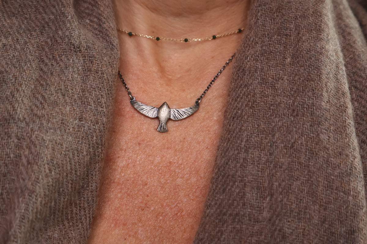 Soaring Mama Bird Necklace