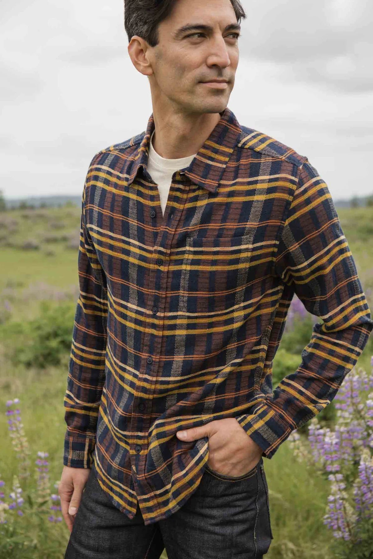 Desert Dawn Plaid Shirt