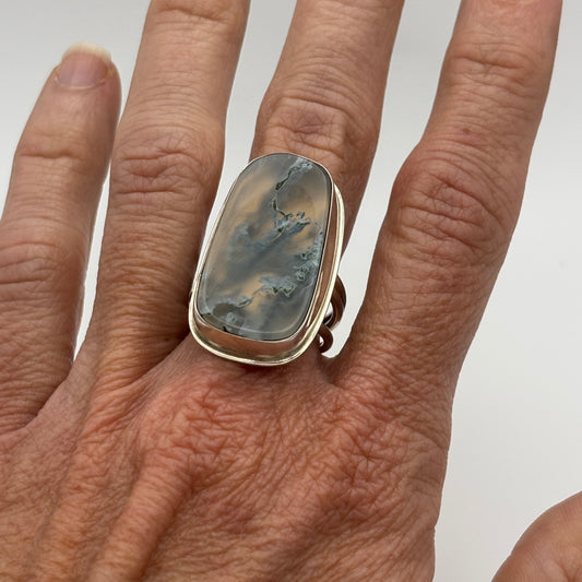 Moss Agate Ring