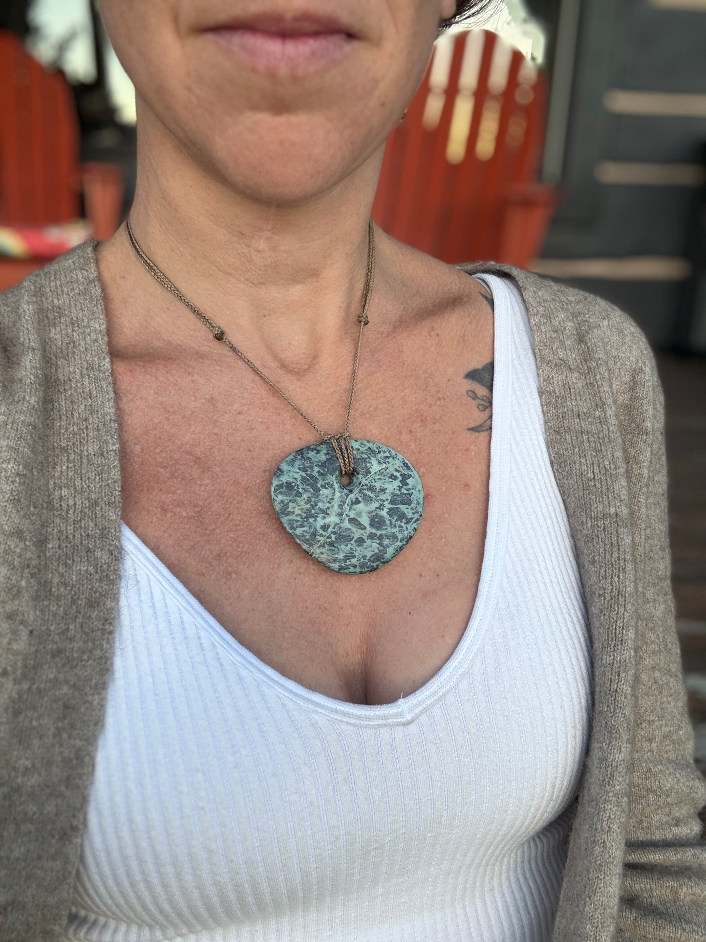 New Zealand West Coast Serpentinite Teal Speckled