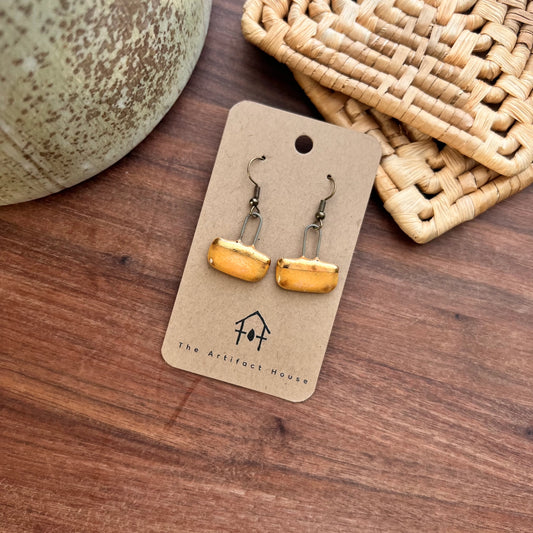 Gold Touched Yellow Rectangle