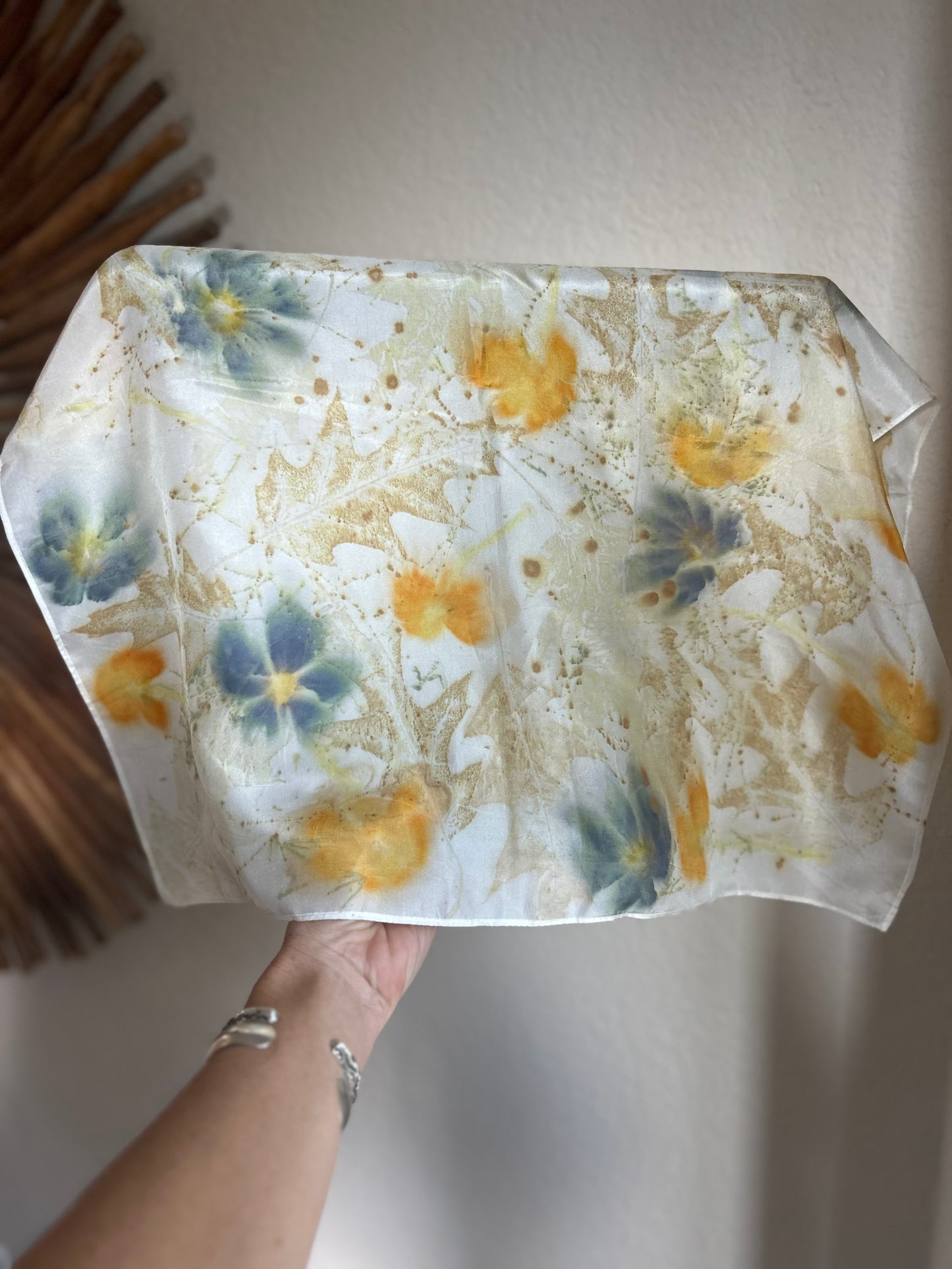 Botanical Dyed Silk Scarves