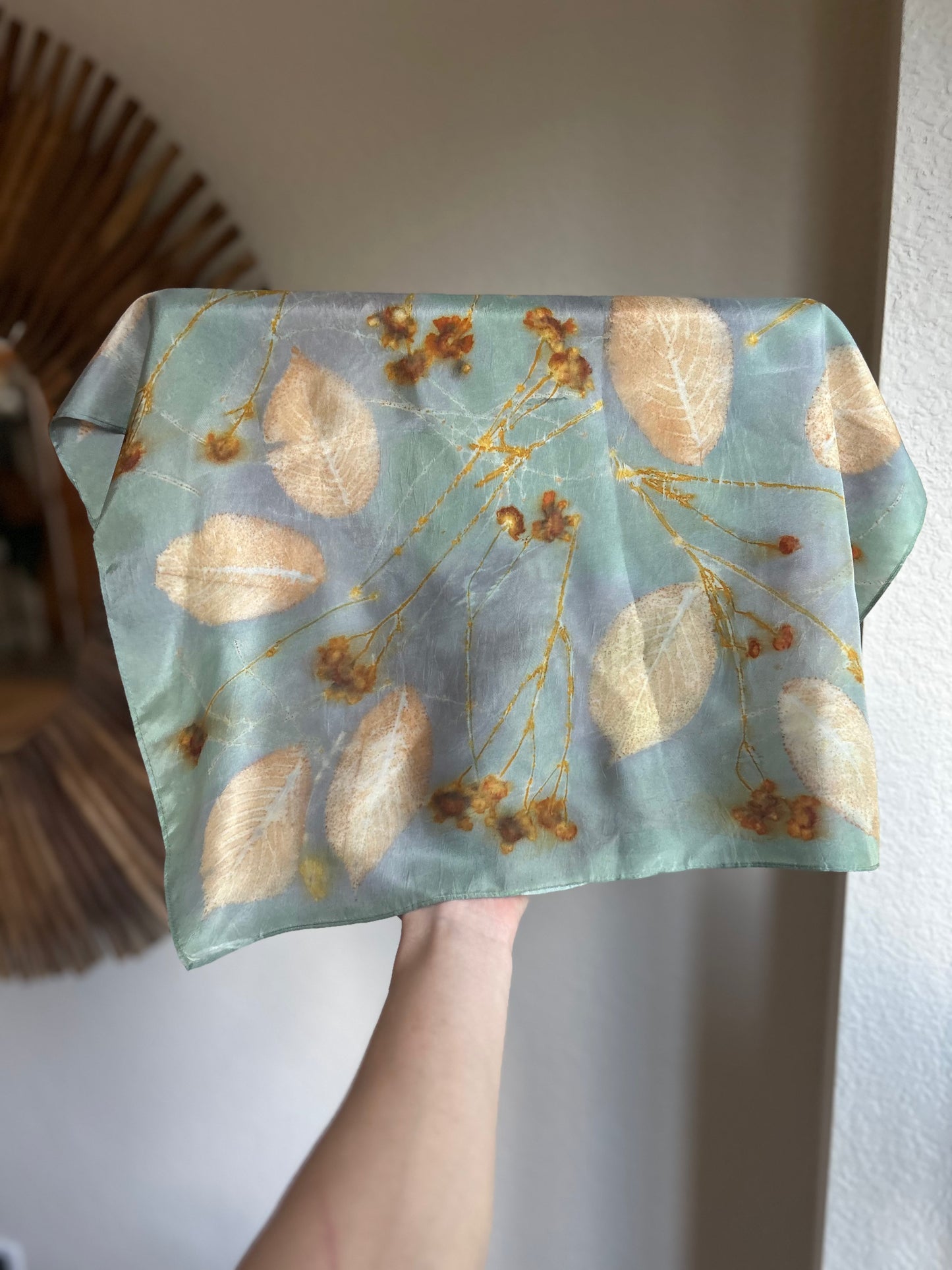 Botanical Dyed Silk Scarves