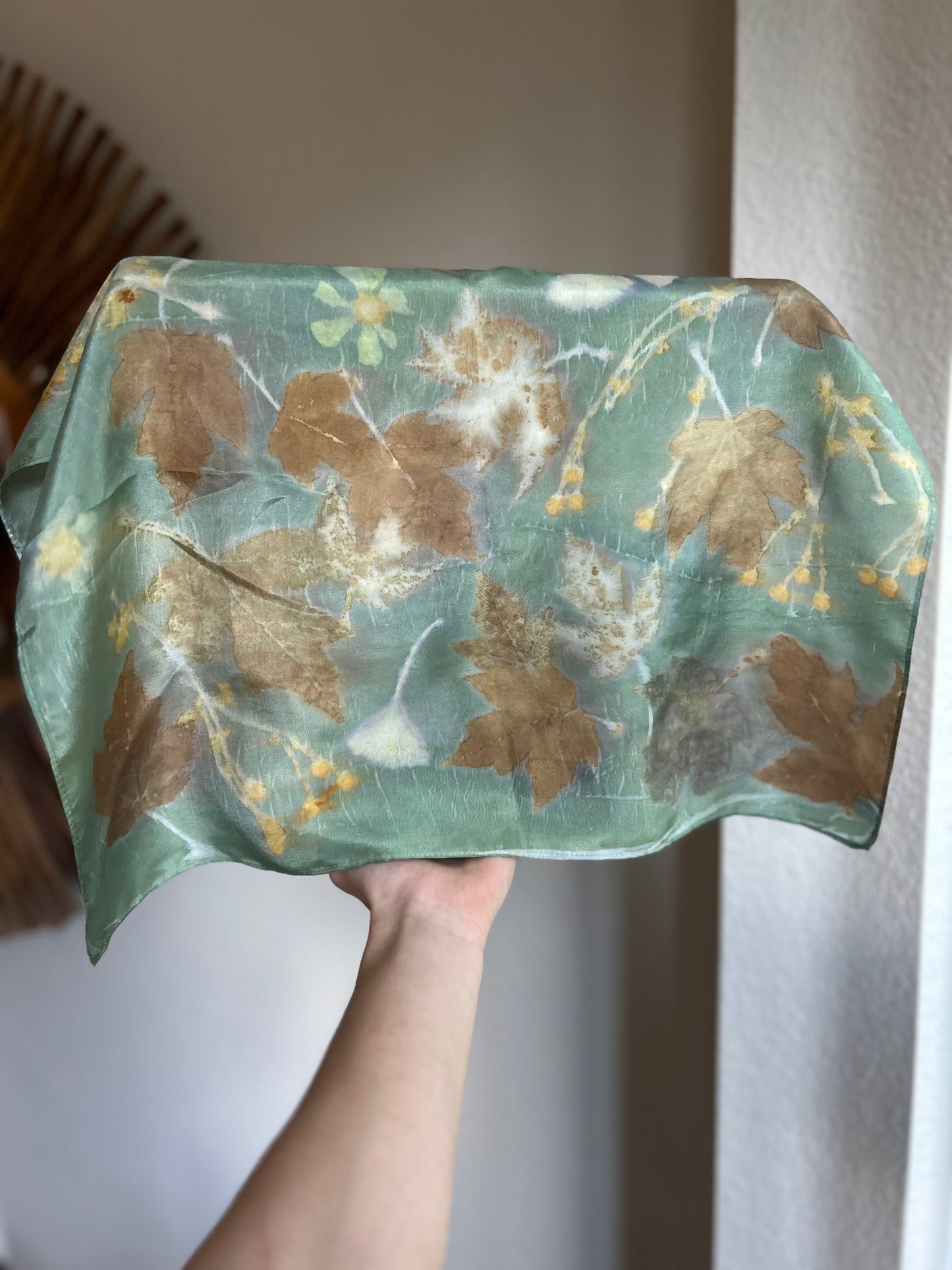 Botanical Dyed Silk Scarves