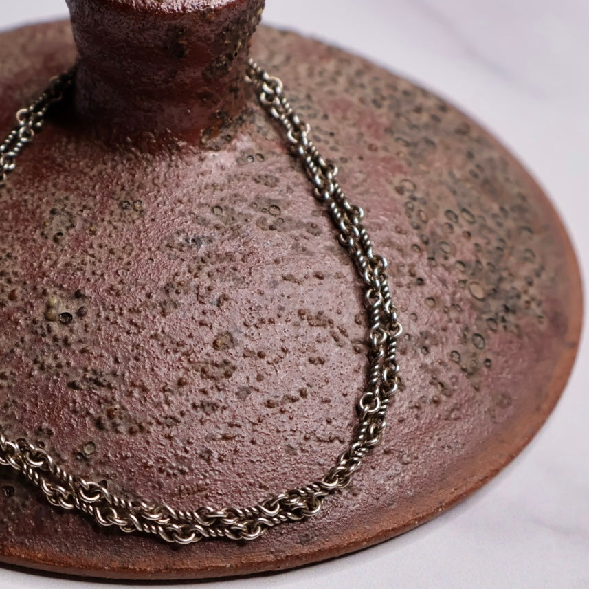 Twisted Wire Link Necklace