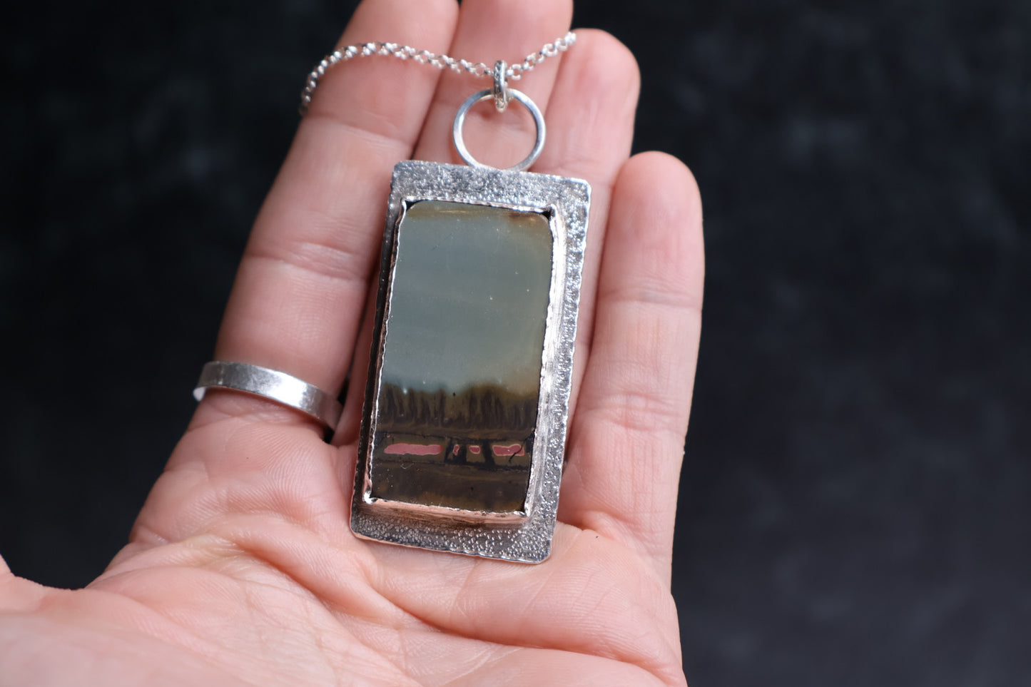 OOAK Lakeside Jasper Pendant