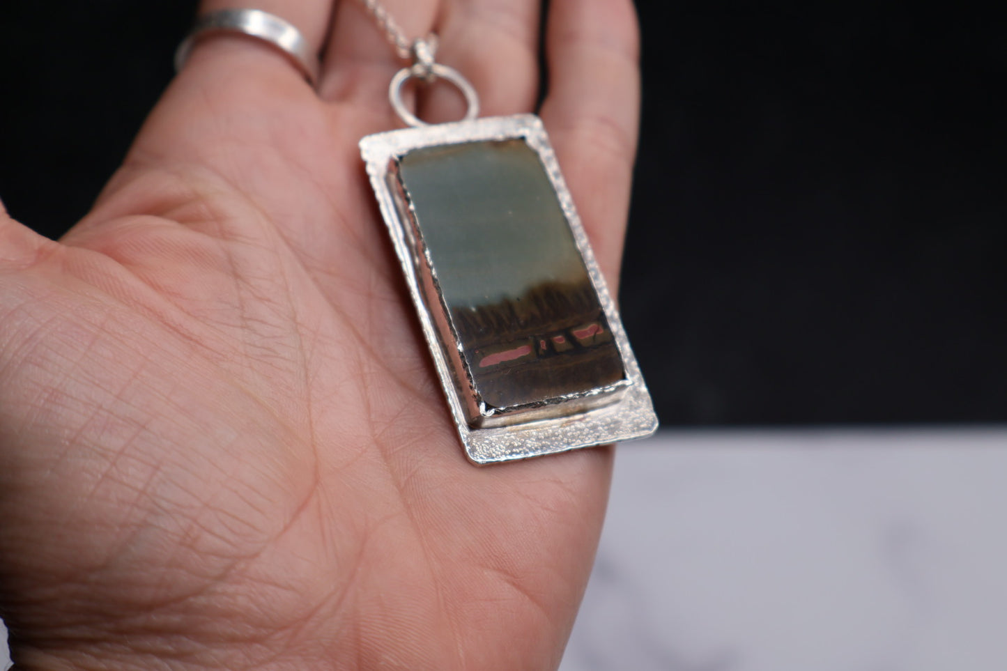 OOAK Lakeside Jasper Pendant