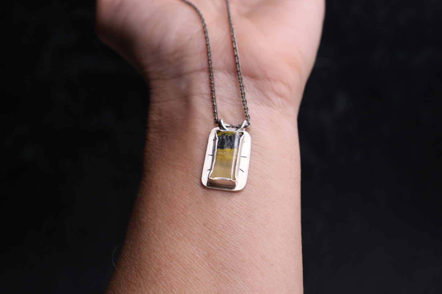 OOAK Bumble Bee Jasper Pendant