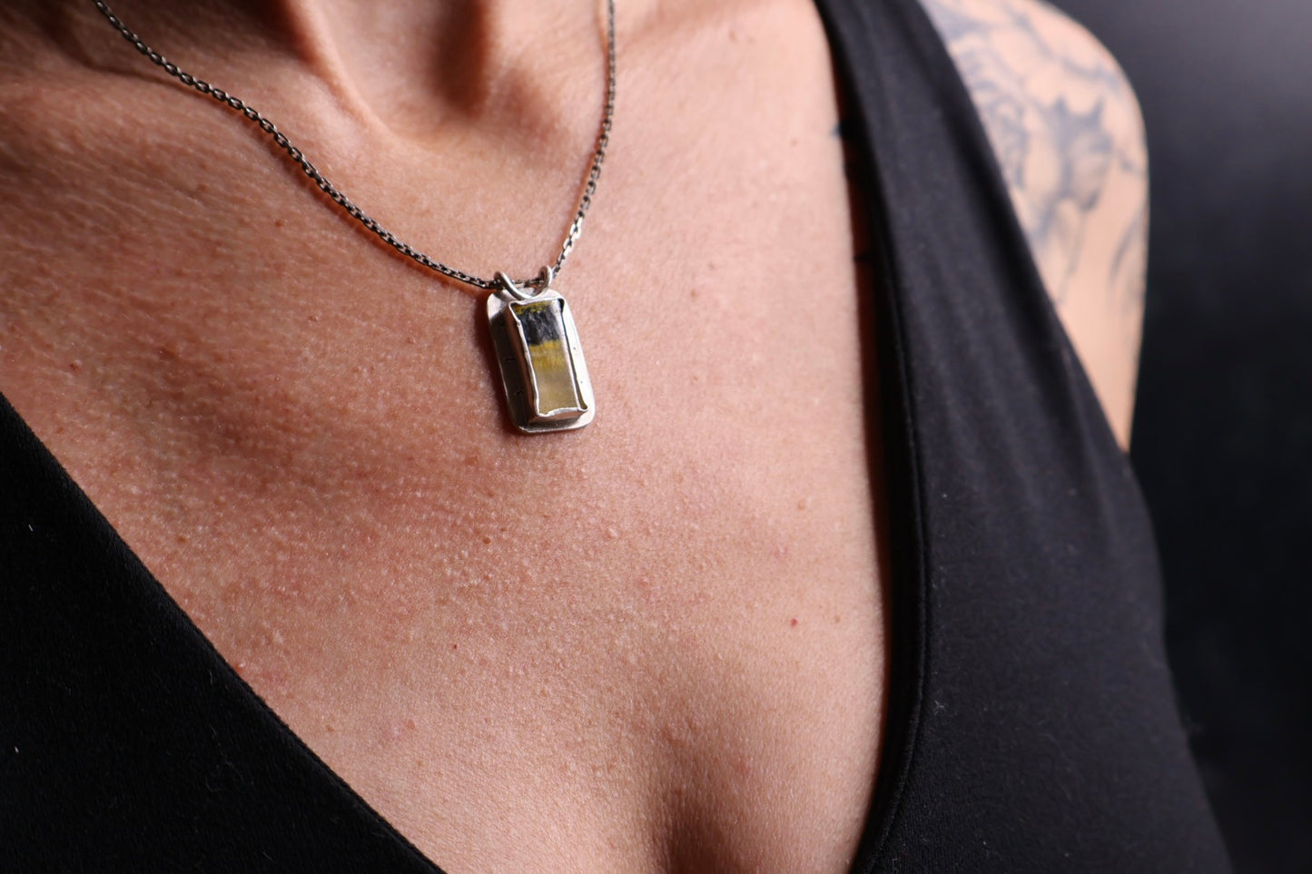 OOAK Bumble Bee Jasper Pendant