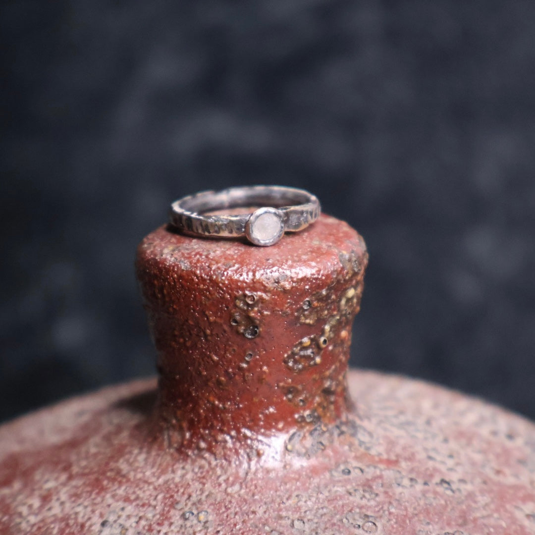 OOAK Frosted Diamond Ring