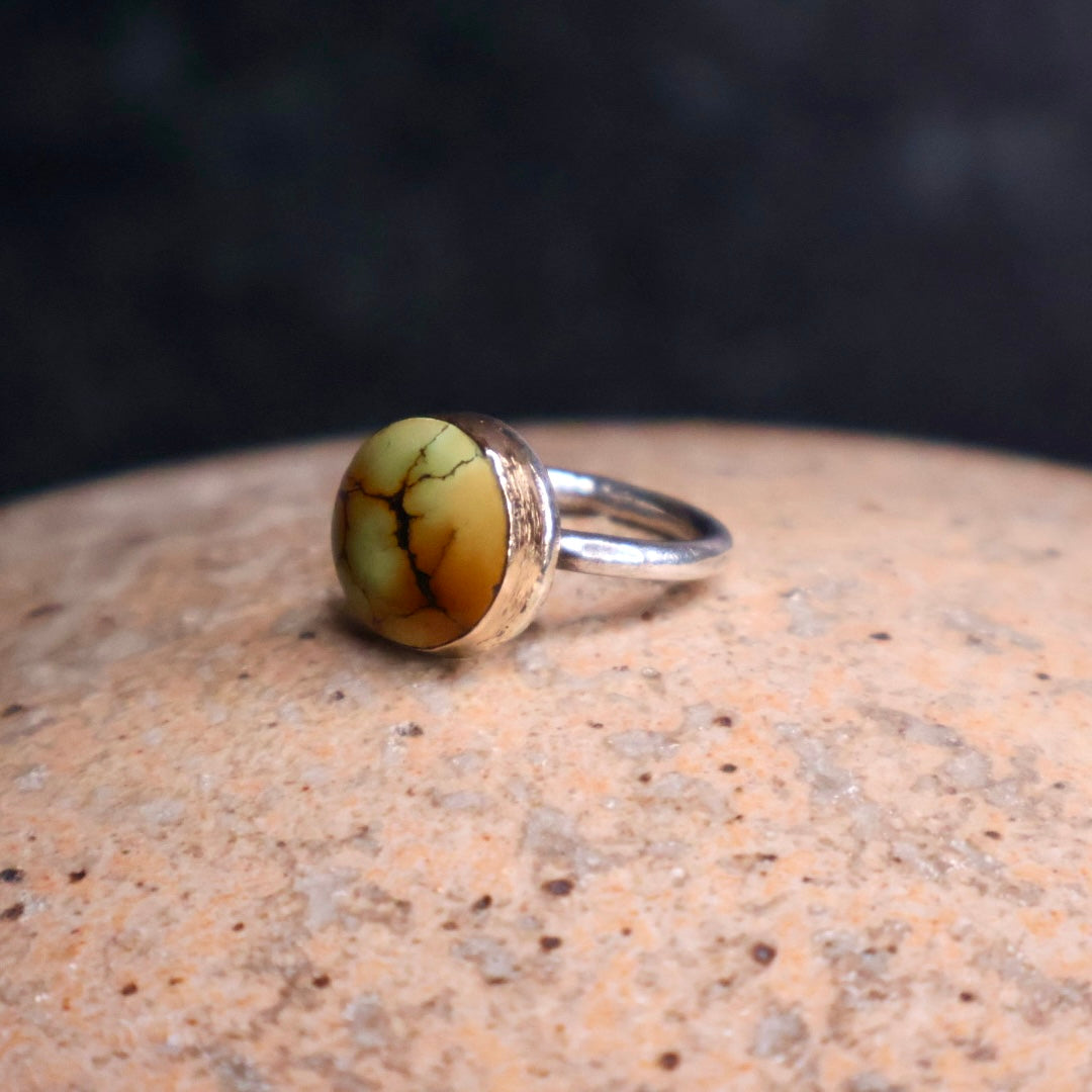 OOAK Giraffe Turquoise Ring